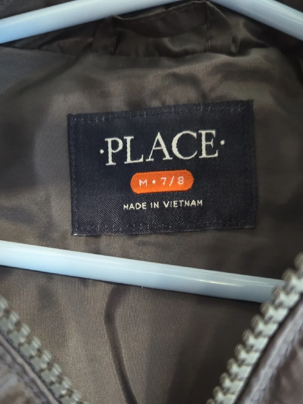 Children's Place Kids' Gray Puffer Jacket
